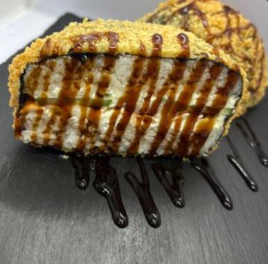 Бургер с лососем