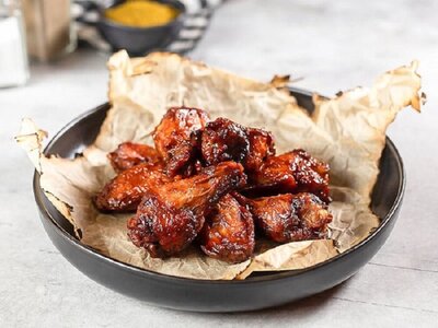 Крылья фри с соусе барбекю