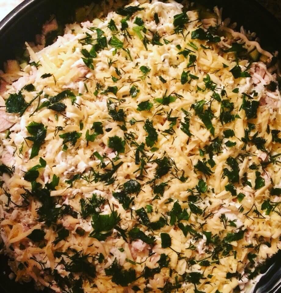 Курочка под шубой