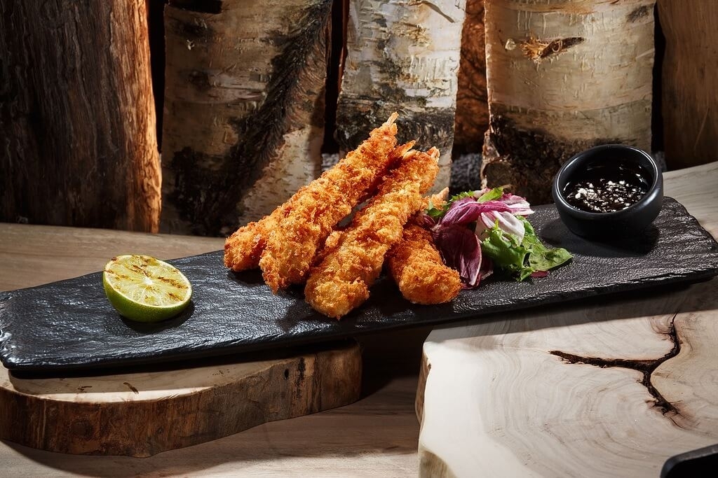 Креветки темпура