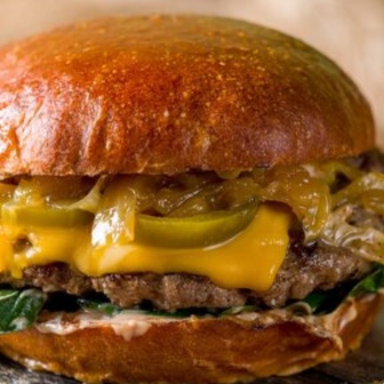 Бургер с халапеньо