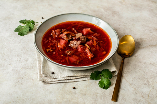 Борщ с говядиной