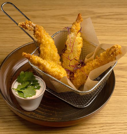 Креветки эби темпура