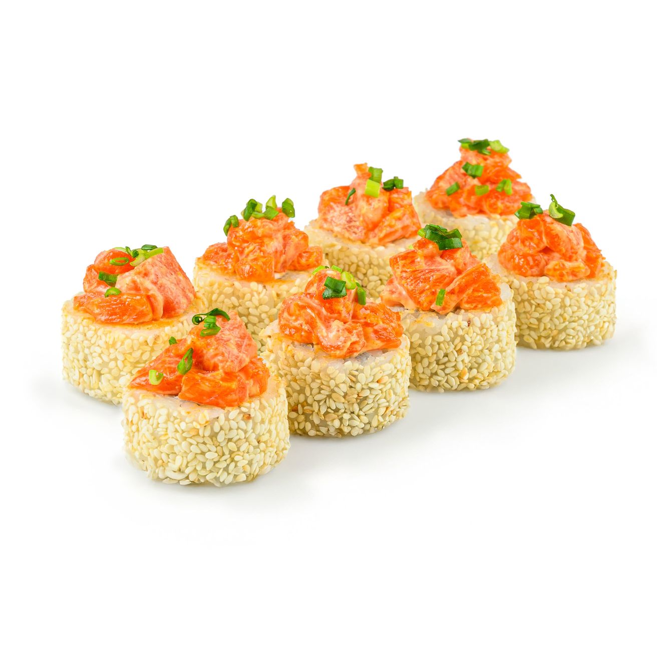 Вулкан с лососем 8 шт