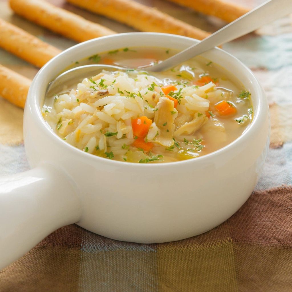 СУП КУРИНЫЙ С РИСОМ