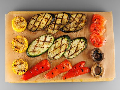 Овощи на углях