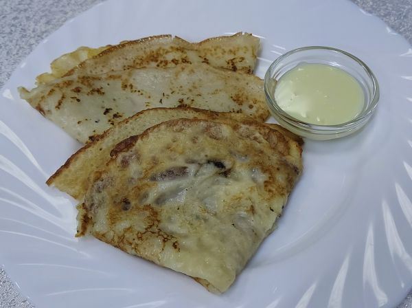 Блинчики со сгущенным молоком, 100/25 г
