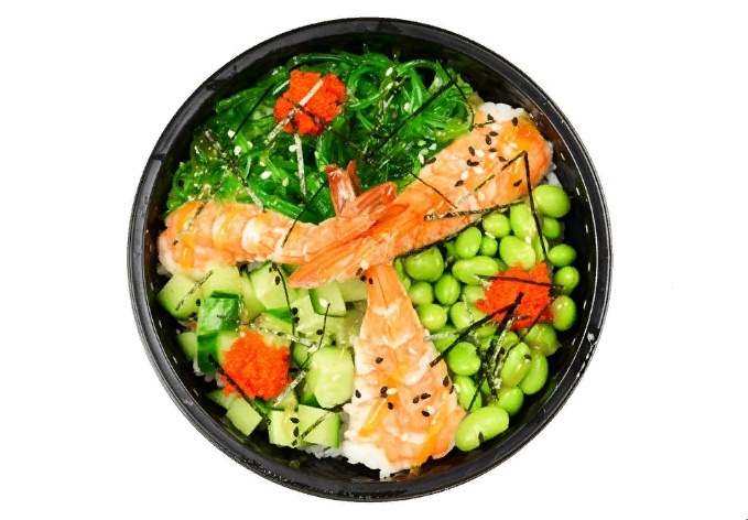 Poke с креветкой