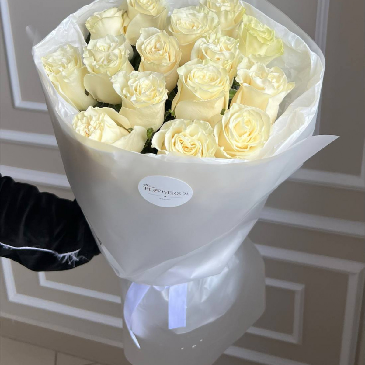 Моно букет из 15 роз (предзаказ)