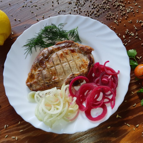 Шашлык из свиной корейки