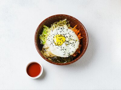 Китайский пибимпаб с креветками