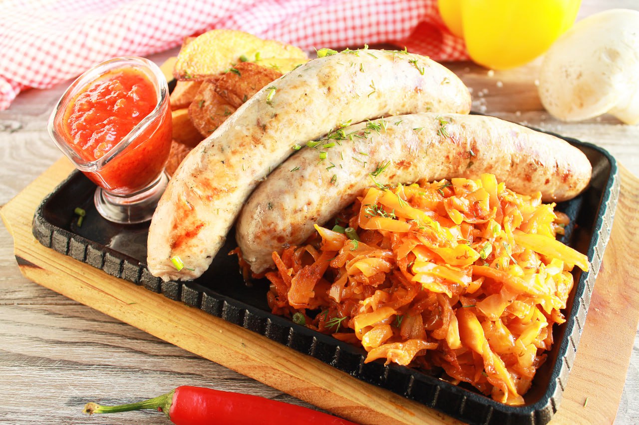 Колбаски фирменные из курицы