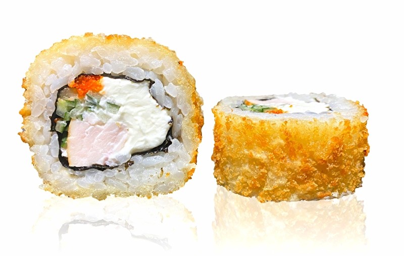 Жареный с курицей