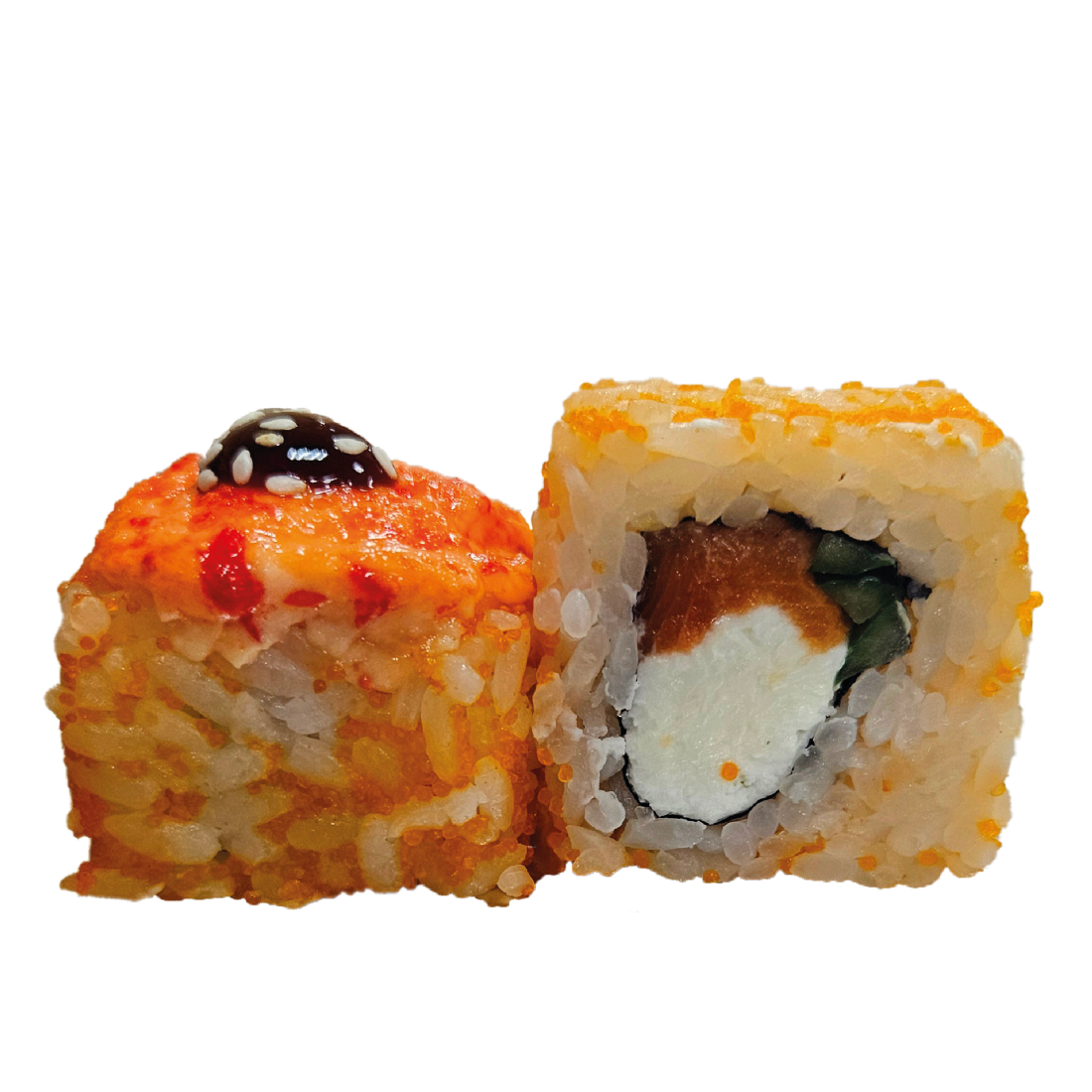 Калифорния с лососем запечённая 270г