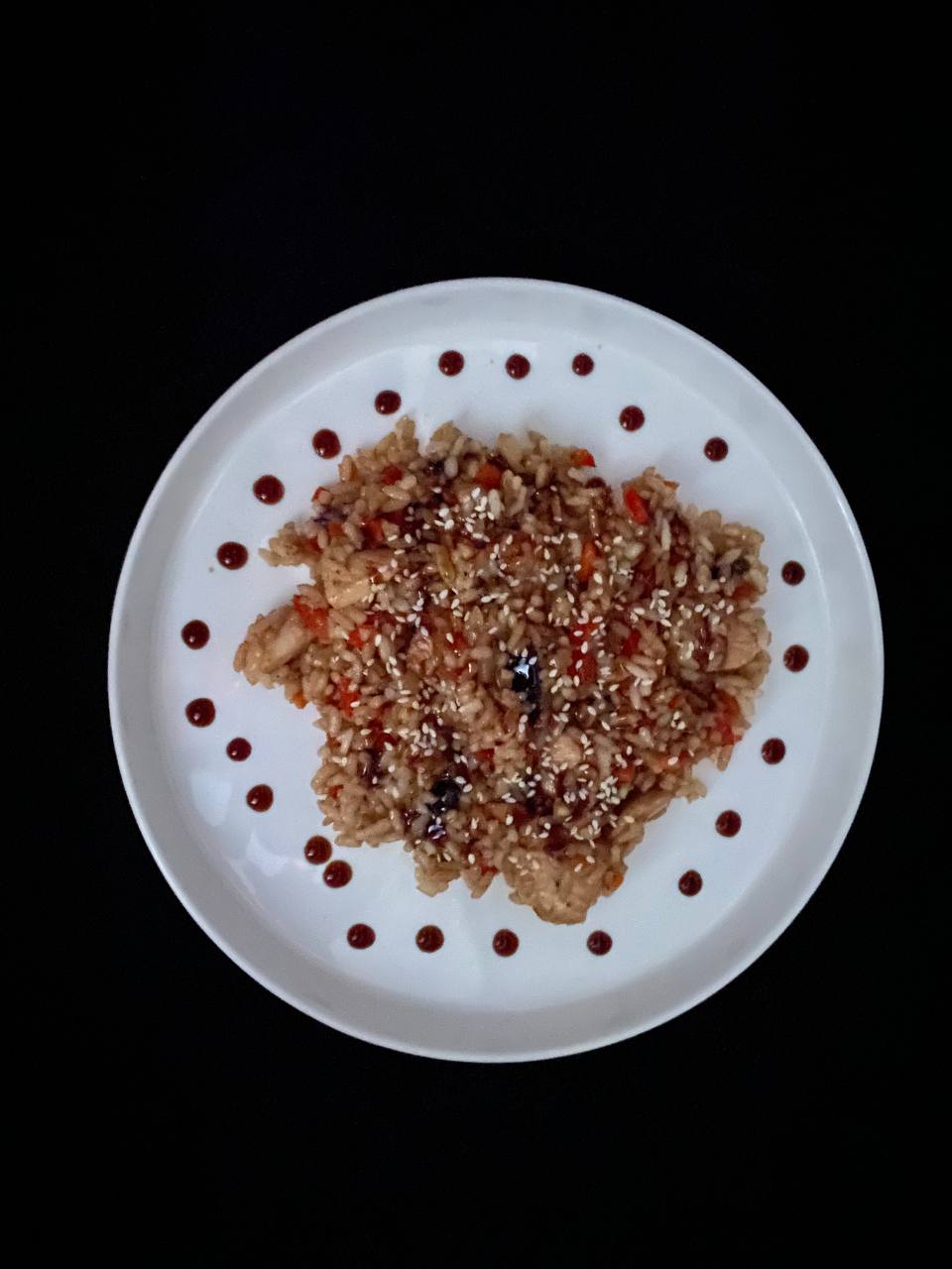 Рис с курицей и овощами
