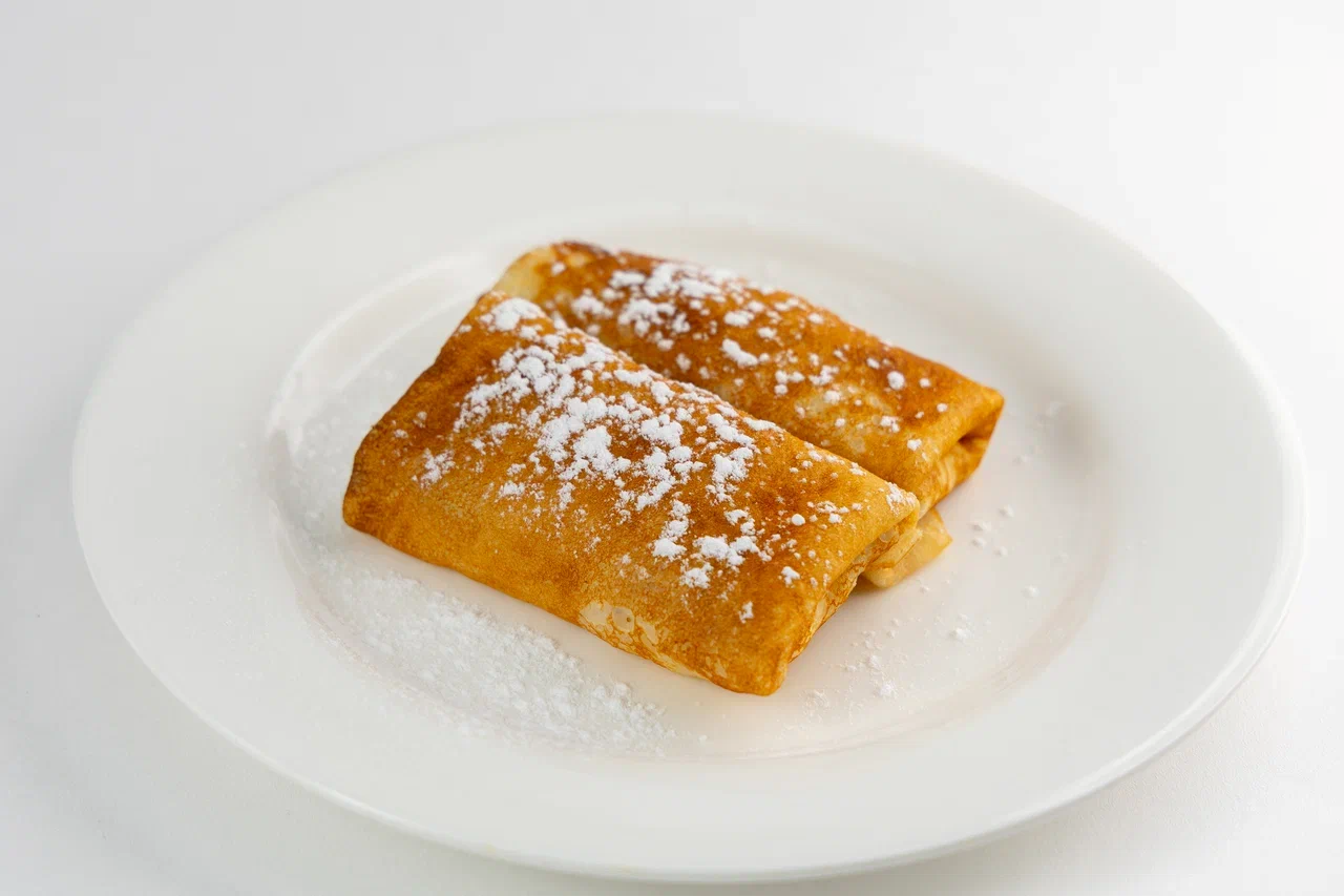 Блины с творогом