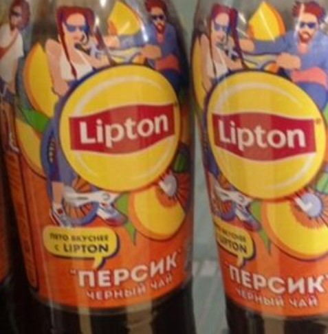 Липтон чай Персик
