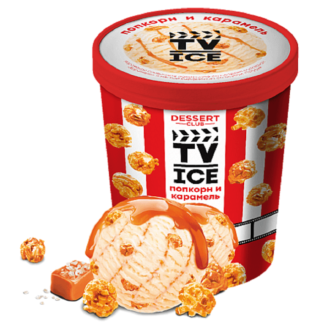 Сливочное попкорн и карамельTV-ice