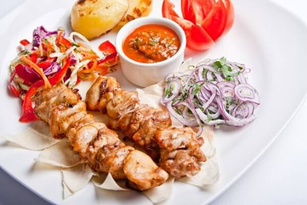 Шашлык из куриной грудки