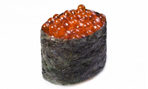 С икрой лосося