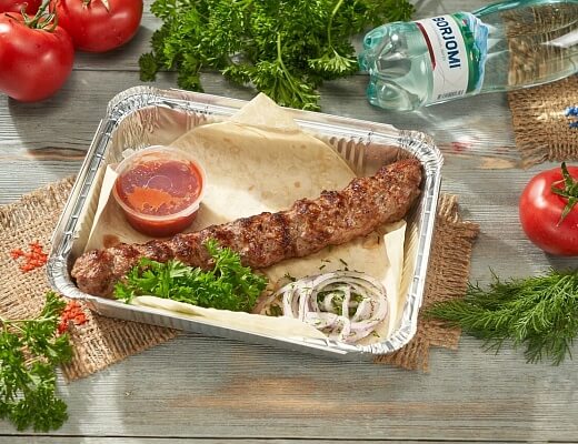 Люля кебаб из говядины и свинины