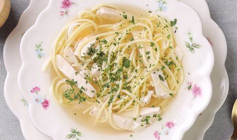 Лёгкий куриный суп