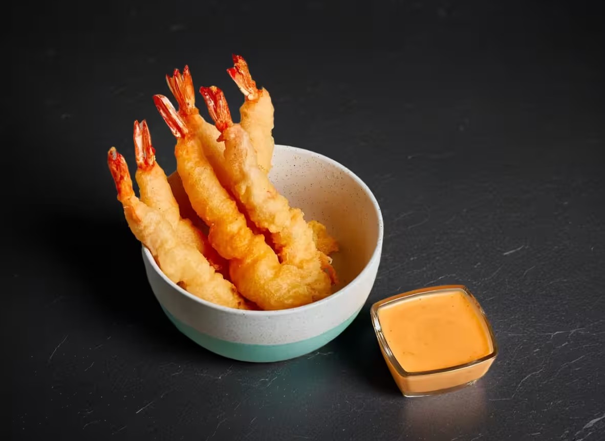 Креветки темпура