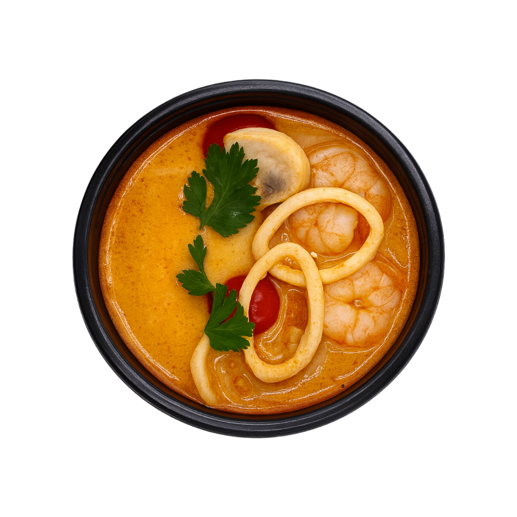 Том ям с морепродуктами