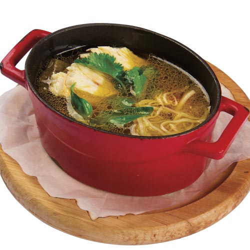 Домашний куриный суп