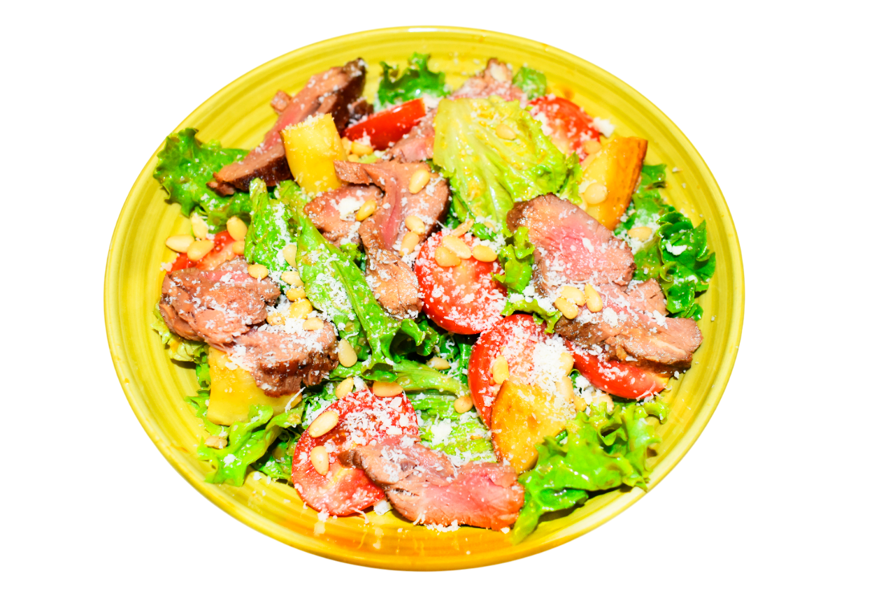 Салат с ростбифом