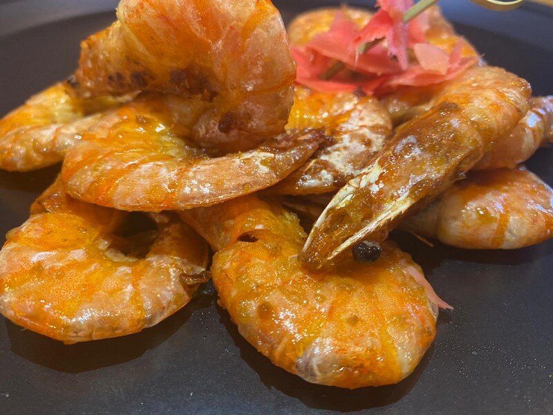 Креветки королевские жареные