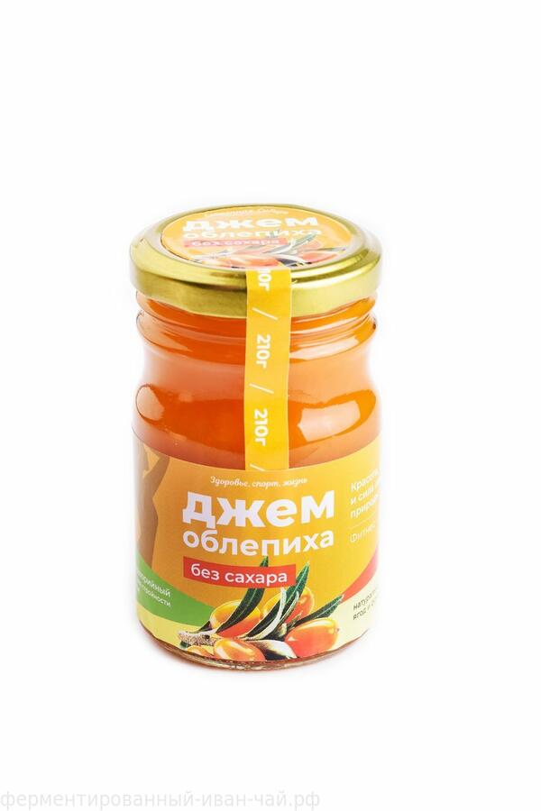 ДЖЕМ ОБЛЕПИХА БЕЗ САХАРА