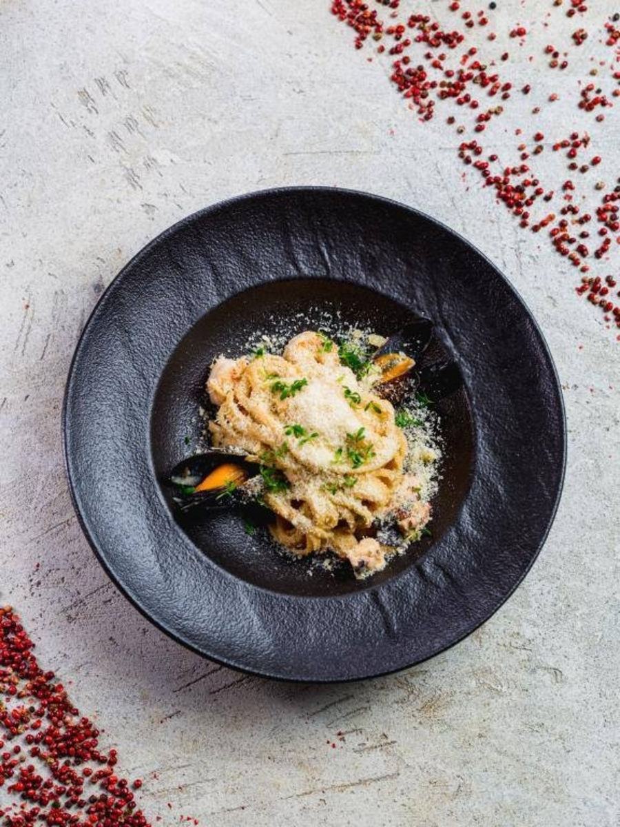 *Паста с морепродуктами