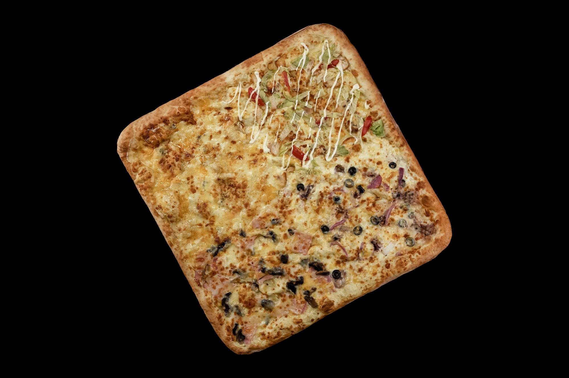 Пицца УНО Кватро 4 вкуса Квадро 45 см