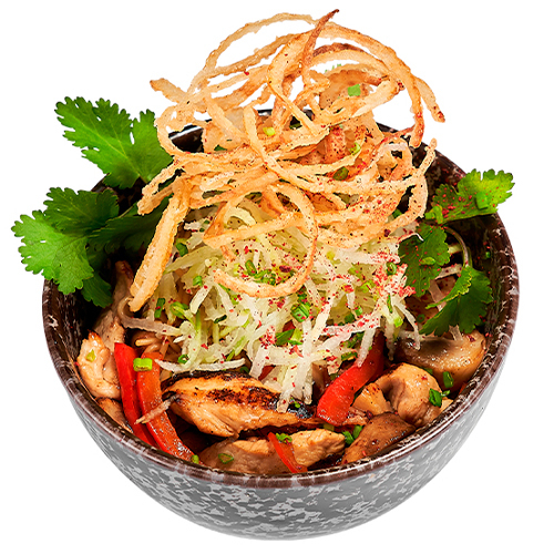 Яки рамен с курицей