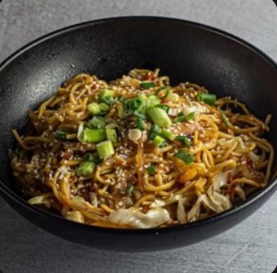 Китайский вок с креветками