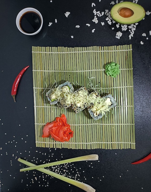 Ролл цезарь с курицей