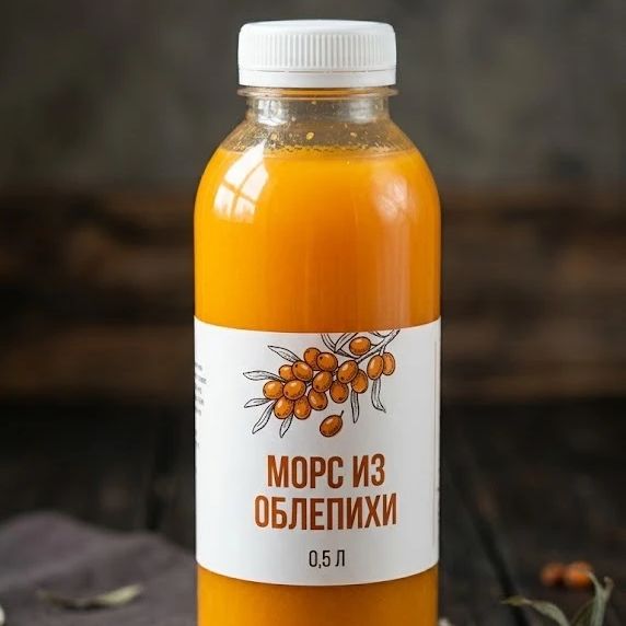 Морс из ягод облепихи