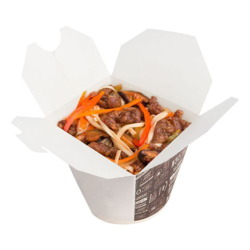 Удон с говядиной, соус ньюпай