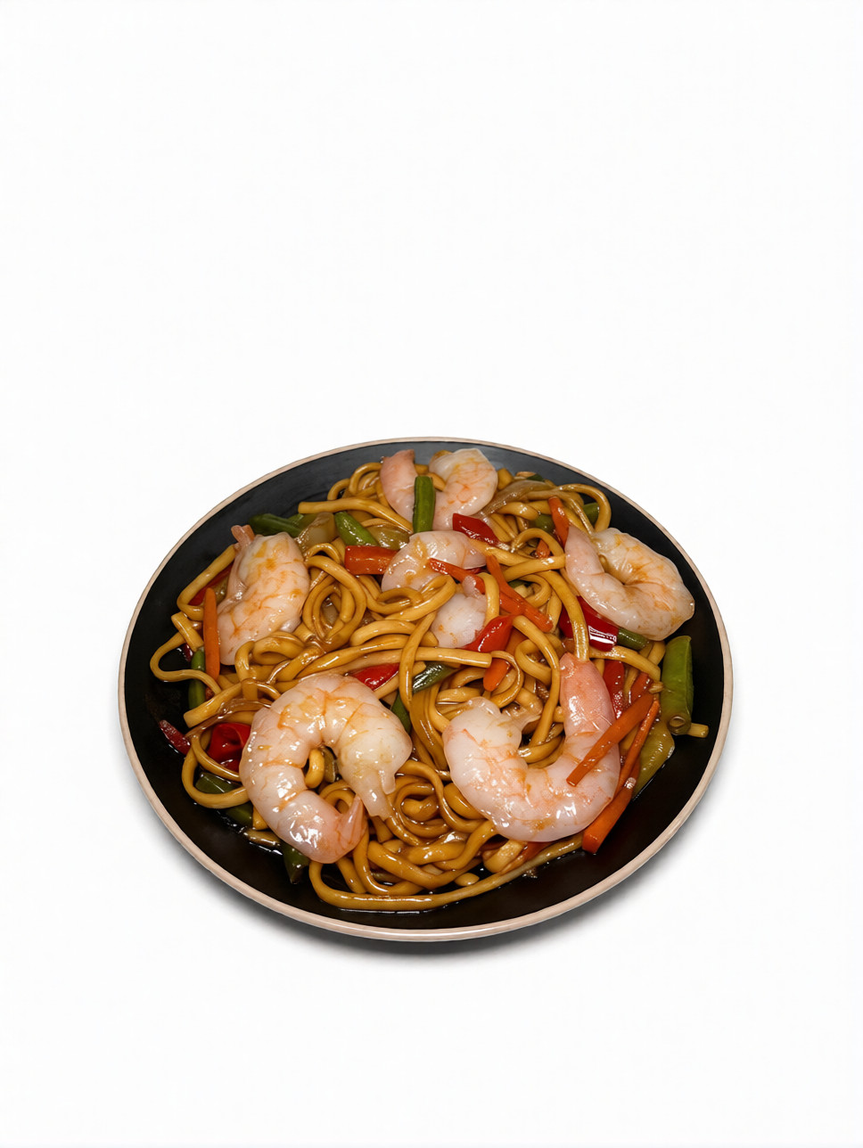 Удон с креветками(Терияки соус)