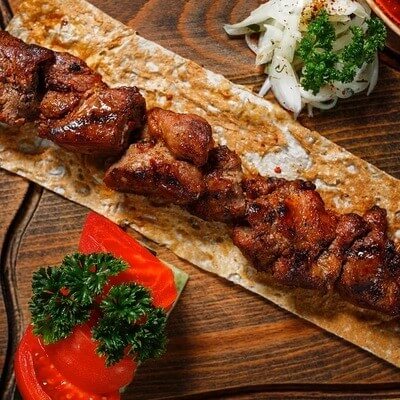 Шашлык из свиной шеи