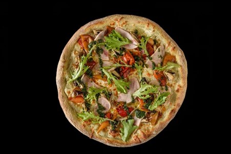 Ветчина с запечёнными овощами 35см