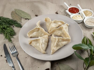 Манты с индейкой и курицей 320 г