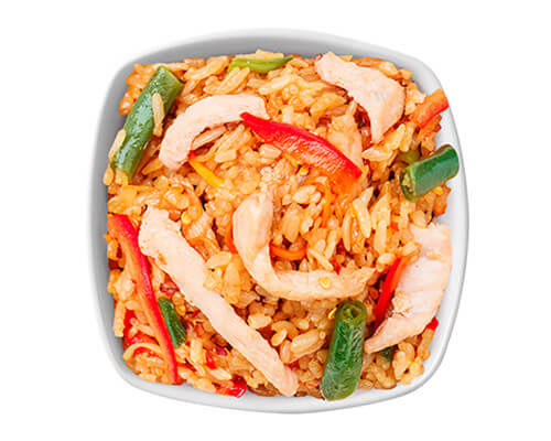Острый Wok с цыпленком