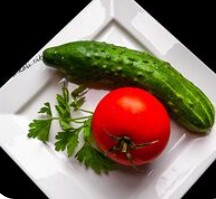 Огурцы и помидоры из бахчи