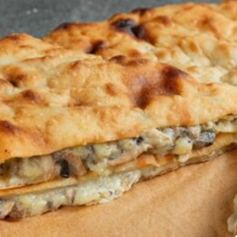 Осетинский пирог С сыром и грибами