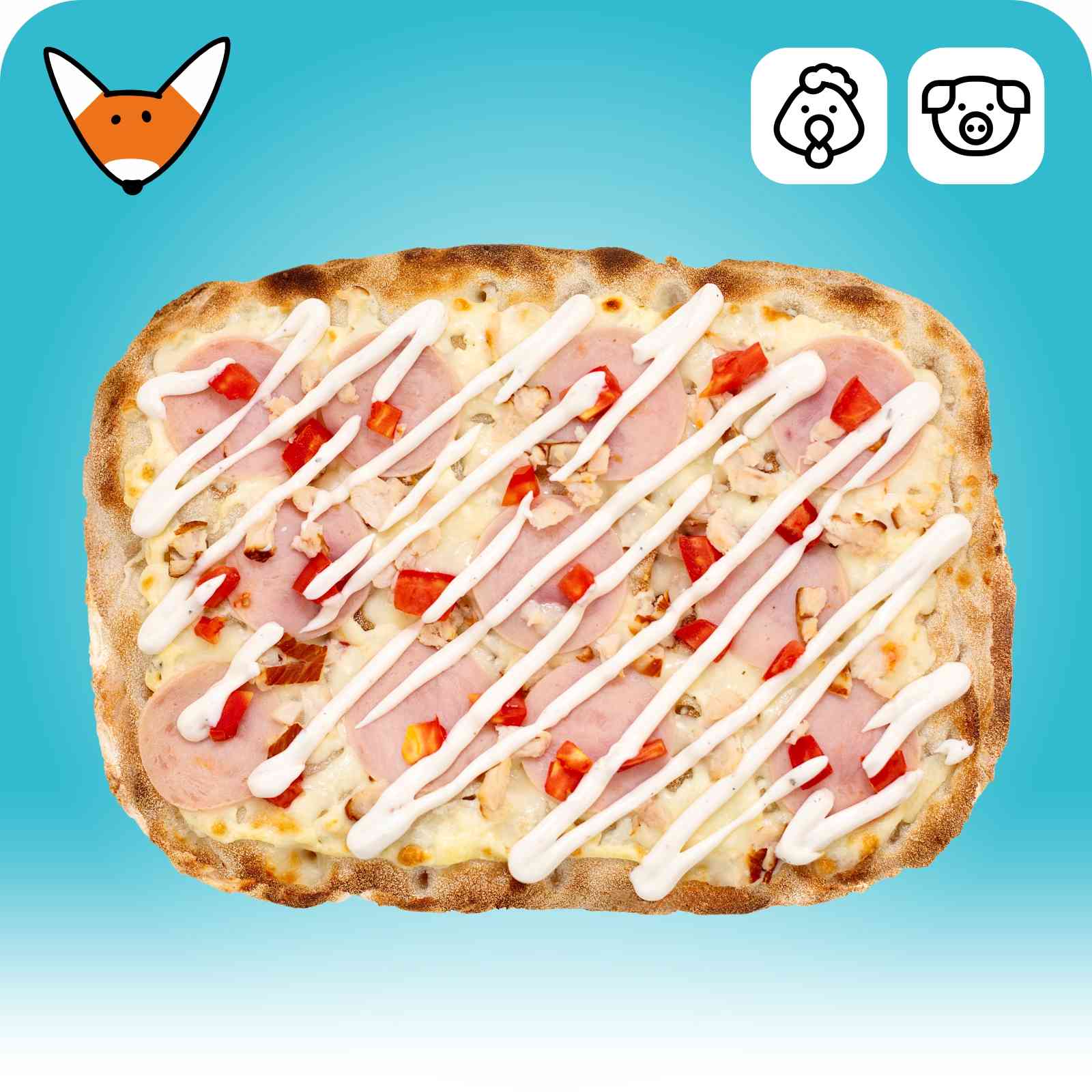 Цыплёнок с ветчиной