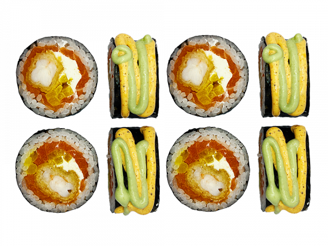 Дайкон с лососем