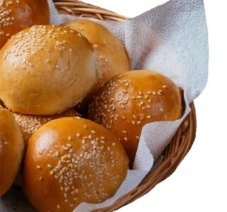 Булочка с кунжутом