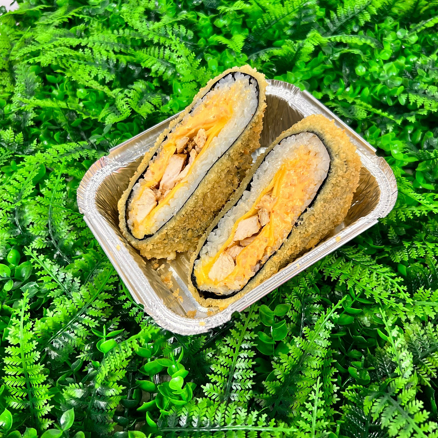 Криспи онигири с курицей